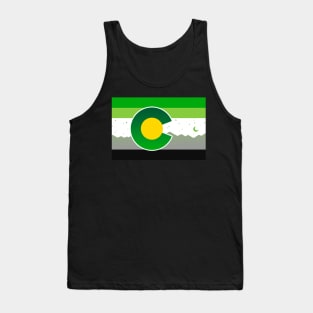 Colorado Flag Aro Aromantic Pride Tank Top